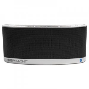 Spracht blunote 2 Portable Wireless Bluetooth Speaker, Silver SPTWS4015 WS4015