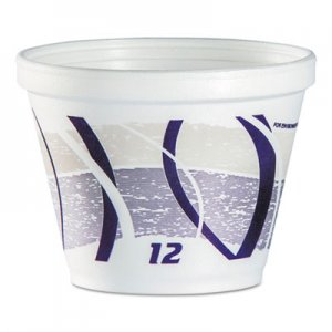 Dart Foam Container, 4.2" x 3.2", Purple/Gray, 500/Carton DCC12SJ20E 12SJ20E