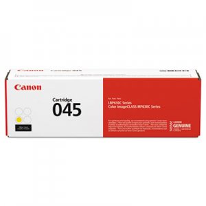 Canon 1239C001 (045) Toner, 1300 Page-Yield, Yellow CNM1239C001 1239C001