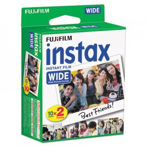Fujifilm Instax Wide Film Twin Pack, 800 ASA, 20-Exposure Roll FUJ16468498 16468498