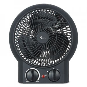 Alera Heater Fan, 8 1/4" x 4 3/8" x 9 3/8", Black ALEHEFF10B