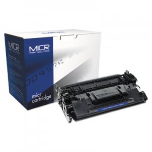 MICR Print Solutions Compatible 26XM High-Yield MICR Toner, 3100 Page-Yield, Black MCR26XM