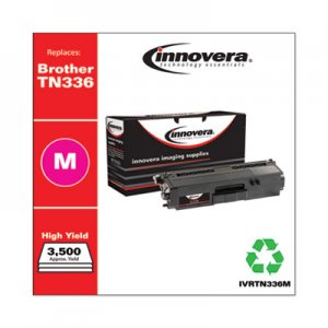 Innovera Remanufactured TN336M High-Yield Toner, 3500 Page-Yield, Magenta IVRTN336M