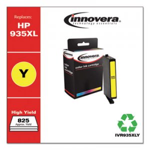 Innovera Remanufactured C2P26AN (935XL) High-Yield Ink, 825 Page-Yield, Yellow IVR935XLY