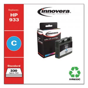 Innovera Remanufactured CN058A (933) Ink, 330 Page-Yield, Cyan IVR933C
