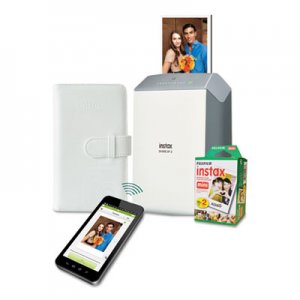 Fujifilm instax SHARE SP-2 Photo Printer Bundle, w/ Mini Film (20 shots); Photo Album FUJ600017061 600017061