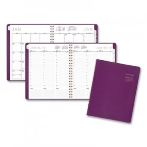 At-A-Glance Contemporary Weekly Monthly Appointment Book, 8 1/4 x 10 7/8, Purple, 2019 AAG70940X59 70940X59