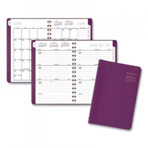 At-A-Glance Contemporary Weekly/Monthly Planner, 4 7/8 x 8, Purple, 2019 AAG70108X59 70108X59