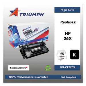 Triumph 751000NSH1588 Remanufactured CF226X (26X) High-Yield Toner, Black SKLCF226X CF226X
