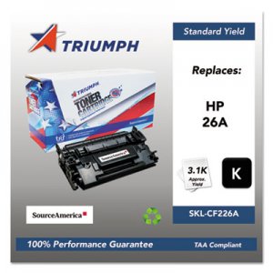 Triumph 751000NSH1587 Remanufactured CF226A (26A) Toner, Black SKLCF226A CF226A