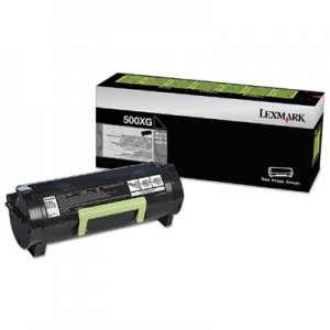 Lexmark 50F0X0G High-Yield Toner, 10000 Page-Yield, Black LEX50F0X0G 50F0X0G