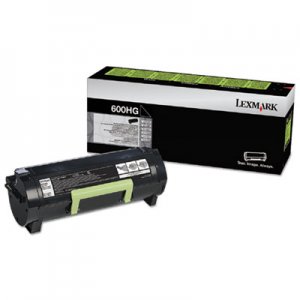 Lexmark 60F0H0G High-Yield Toner, 10000 Page-Yield, Black LEX60F0H0G 60F0H0G