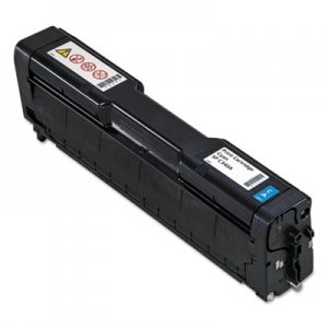 Ricoh 407896 Toner, 5000 Page-Yield, Cyan RIC407896 407896