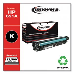 Innovera Remanufactured CE340A (651A) Toner, 16000 Page-Yield, Black IVRE340A