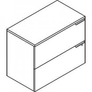 HON Voi Two-Drawer Lateral File, 36w x 20d x 29-1/2h, Harvest HONVLF36C HLSL2036L2.C.C.T1