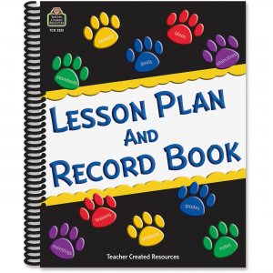 Teacher Created Resources Paw Prints Lesson/Record Book 2551 TCR2551