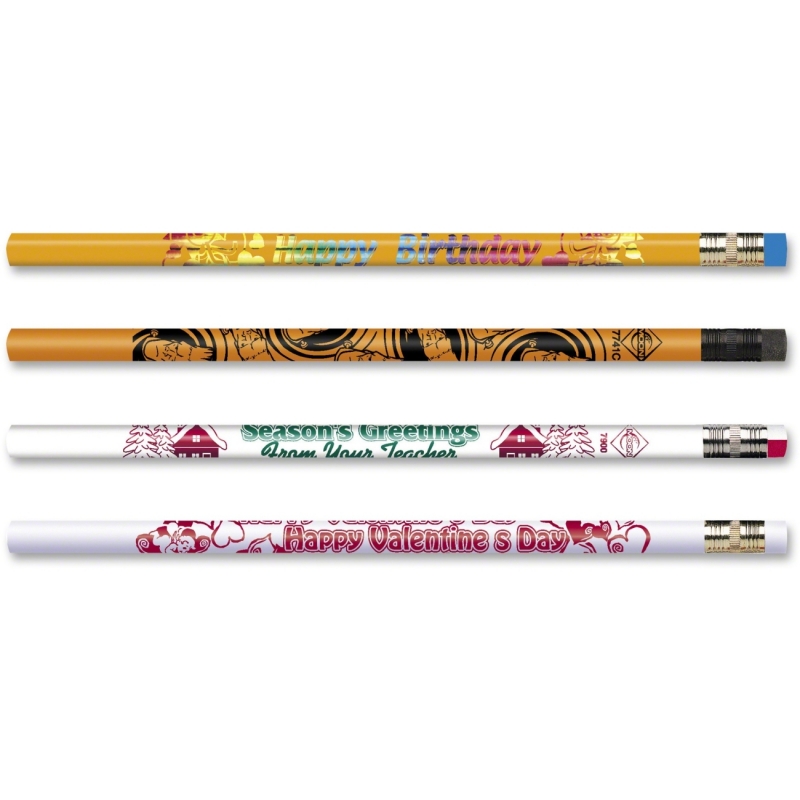 Moon Products Party Assortmt Motivational Pencils 8209 MPD8209