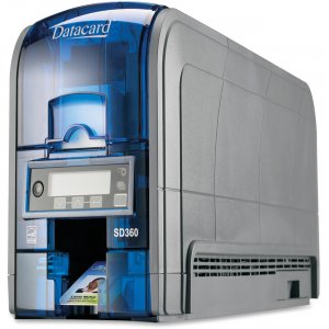 SICURIX Datacard ID Printer, Dual Sided, 100 Card Hopper, 1 Each, Blue 535504-001 SRX535504001 SD360