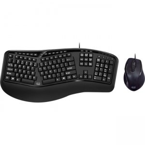 Adesso TruForm 150CB Desktop Ergonomic Keyboard & Mouse Combo AKB-150CB