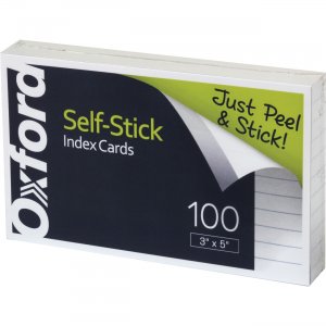 Oxford Self-Stick Index Cards 61100 OXF61100