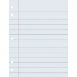 Pacon hole Punched Notebook Filler Paper 3201 PAC3201