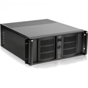 iStarUSA 4U Compact Stylish Rackmount Chassis with 500W Redundant Power Supply D-406-50R8A