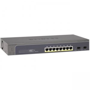 Netgear 8-Port Gigabit Ethernet PoE+ Switch with 2 SFP Fiber Ports GC510P-100NAS GC510P