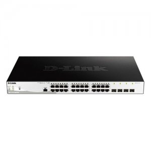 D-Link 28-Port Layer 2 Smart Managed Gigabit PoE Switch DGS-1210-28MP