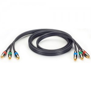 Black Box Component Video Cable - (3) RCA on Each End, 3-ft. (9.8-m) VCB-3RCA-0003