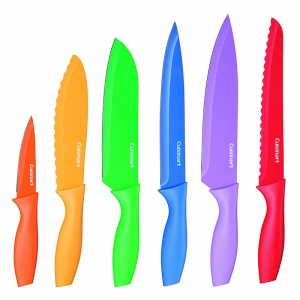 CONAIR-CUISINART Cuisinart 12Pc Color Knife Set with Blade Guards - 12 Piece(s) KNIFE SET C55-01-12PCKS C55-01