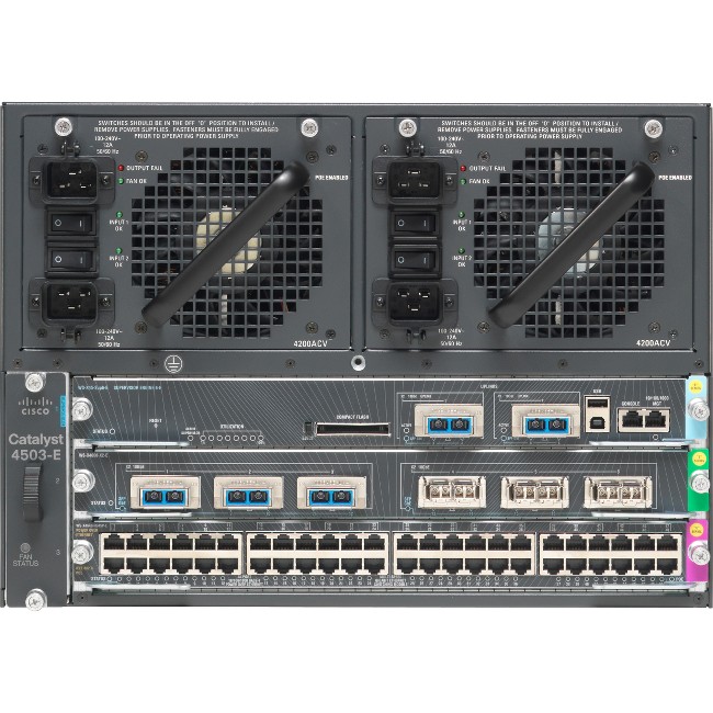 Cisco Catalyst WS-C Chassis WS-C4503E-S7L+48V+ 4503-E