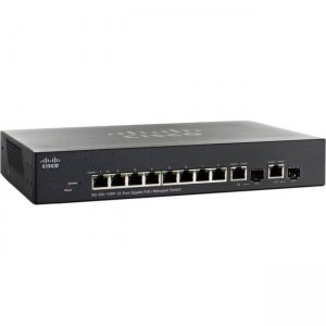 Cisco 10-Port Gigabit PoE+ Managed Switch - Refurbished SG300-10PP-K9EU-RF SG300-10PP