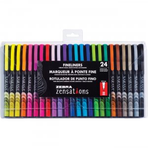 Zebra Pen Zensations Fineliner Pens 09024 ZEB09024