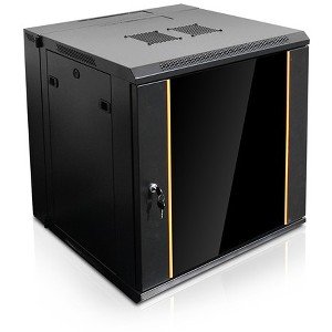 Claytek 12U 550mm Depth Swing-out Wallmount Server Cabinet with 2U Supporting Tray WMZ1255-SFH40