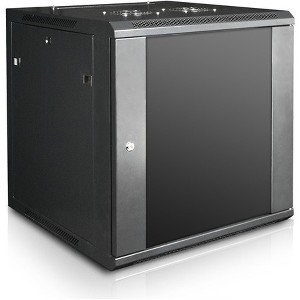 Claytek 12U 600mm Depth Wallmount Server Cabinet with 2U Supporting Tray WM1260-SFH40