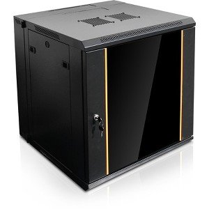 Claytek 12U 550mm Depth Swing-out Wallmount Server Cabinet with 1U Cover Plate WMZ1255-P1U