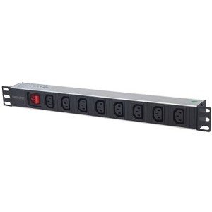 Intellinet 19" 1U Rackmount 8-Output C13 Power Distribution Unit (PDU) 163620