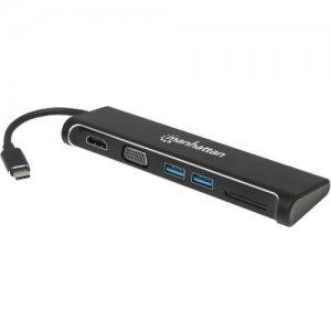 Manhattan SuperSpeed USB-C to HDMI/VGA 4-in-1 Docking Converter 152631
