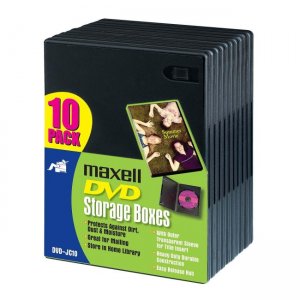 Maxell DVD-JC10 DVD Storage Boxes 190801