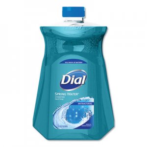 Dial Antimicrobial Liquid Hand Soap, Spring Water, 52 oz Bottle, 3/Carton DIA17010
