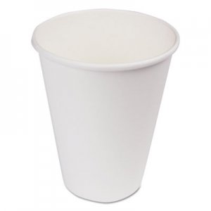 Boardwalk Paper Hot Cups, 12 oz, White, 1000/Carton BWKWHT12HCUP WHT12HCUP
