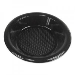 Boardwalk Hi-Impact Plastic Dinnerware, Bowl, 10-12 oz, Black, 1000/Carton BWKBOWLHIPS12BL BOWLHIPS12BL