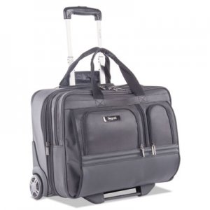 STEBCO Harry Business Case on Wheels, 8.25" x 8.25" x 13.5", Polyester, Black BUGBZCW301BLK BZCW301-BLACK