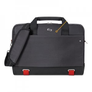 Solo Envoy Brief, 18" x 2.5" x 13", Polyester, Black USLPRO1004 PRO100-4