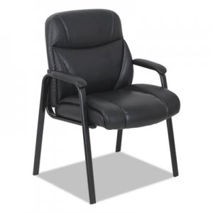 Alera Leather Guest Chair, Black ALEVN4319
