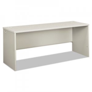 HON 38000 Series Desk Shell, 72" Wide, Laminate, Silver Mesh/Light Gray HON38925B9Q H38925.B9.Q
