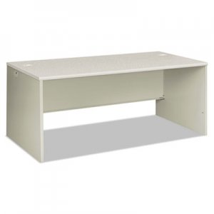 HON 38000 Series Desk Shell, 72" Wide, Silver Mesh/Light Gray HON38934B9Q H38934.B9.Q