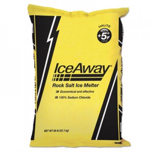 Ice-A-Way Rock Salt, 50lb Bag NASROCK ICE ROCK