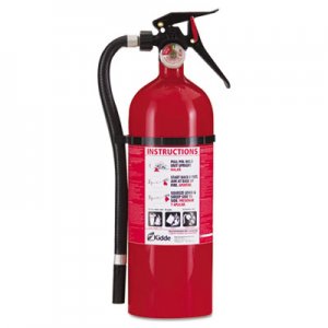 Kidde Service Lite Multi-Purpose Dry Chemical Fire Extinguisher, 5lb, 3-A, 40-B:C KID21006204N 408-21006204
