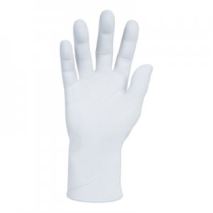 KleenGuard G10 Nitrile Gloves, 250 mm Length, Large, Gray KCC97823 97823